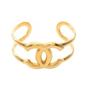 CHANEL Gold Logo Bracelet